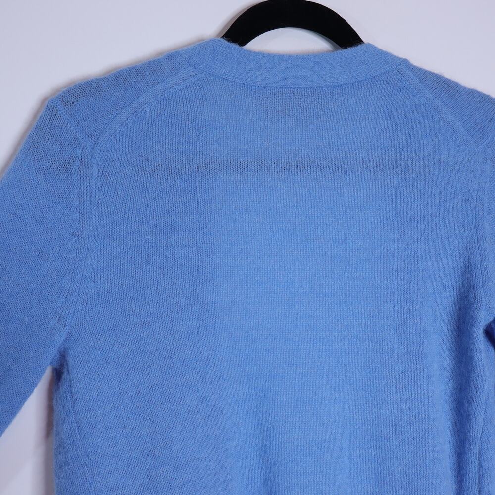 EVERLANE Alpaca Wrap Sweater Heritage Blue Long Sleeve Women's XS - Picture 6 of 10